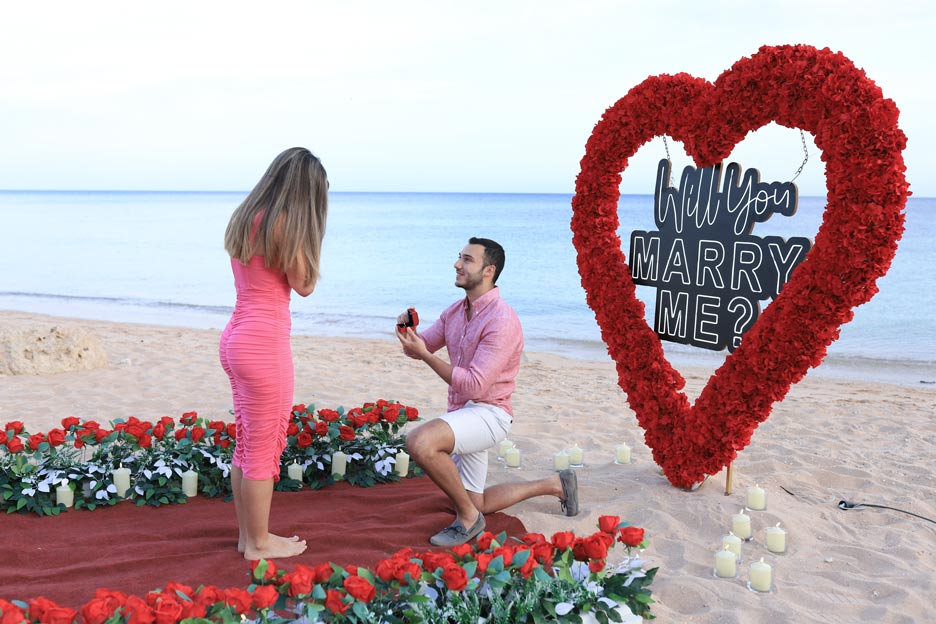 MARRY ME Proposal In Sharm El Sheikh